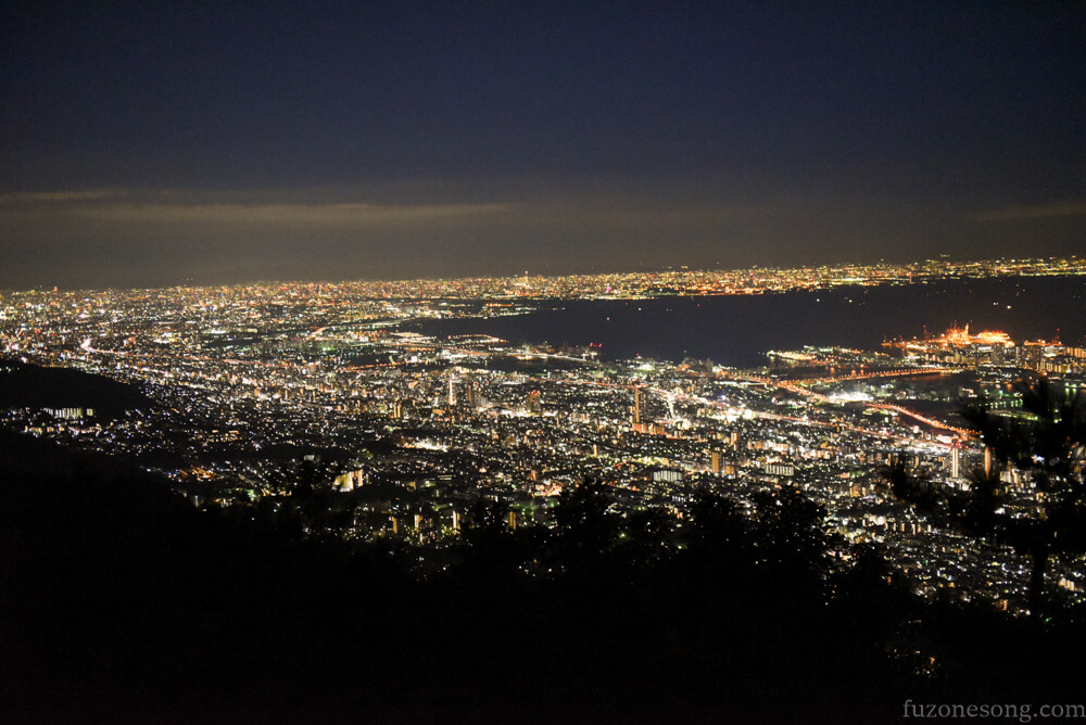 摩耶山百萬夜景 跟著富肉鬆一起自助遊日本